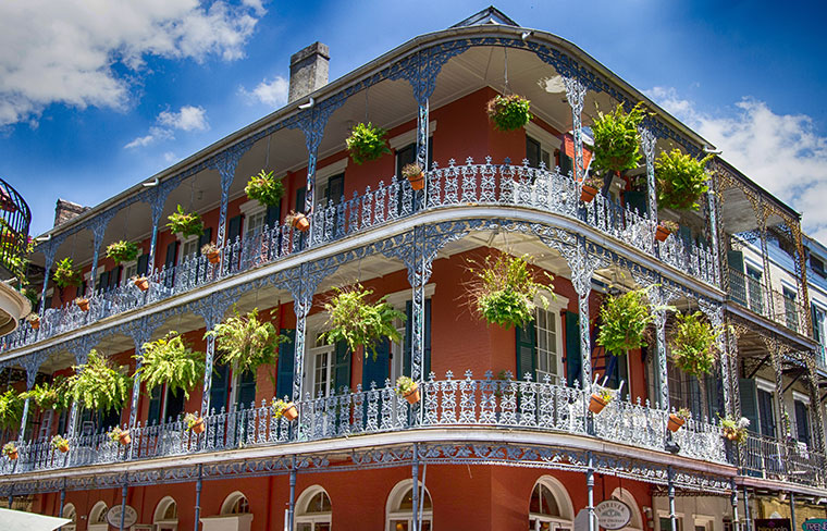 A combination of European and Southern charm makes New Orleans a city like no other
