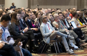 Speakers and attendees during (LB Trial)