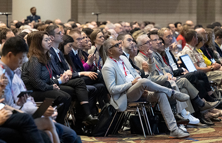 Speakers and attendees during (LB Trial)